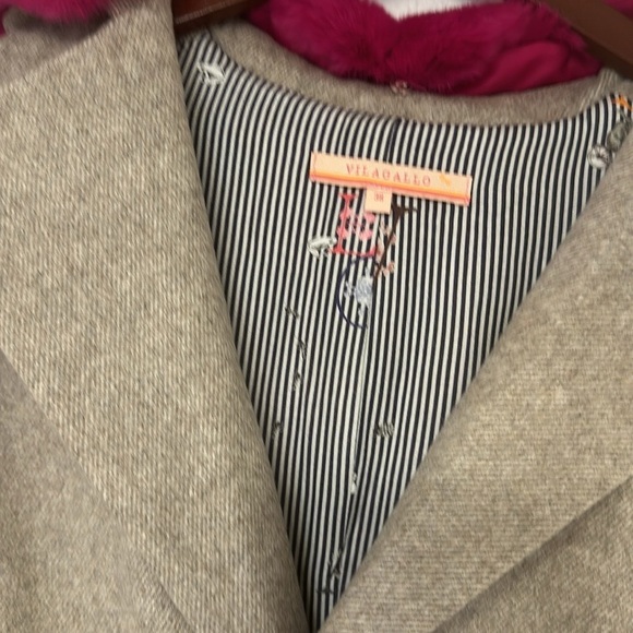 Vilagallo Anthropologie long warm vest with detailed back EU 38 U.S. medium - Picture 14 of 16